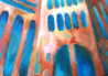 Natalija Kriščiūnienė tapytas paveikslas Ugniniai bokštai, Fantastiniai paveikslai , paveikslai internetu