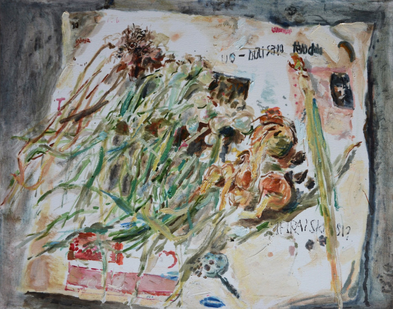 Raimondas Šimkevičius tapytas paveikslas Svogūnai, Fantastiniai paveikslai , paveikslai internetu