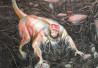 Antanas Adomaitis tapytas paveikslas Raudonosios beždžionės metai, Meno kolekcionieriams , paveikslai internetu