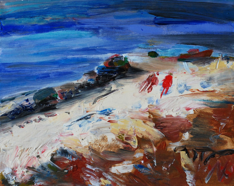 Antanas Virginijus-Krištopaitis tapytas paveikslas Litorinos jūra, Abstrakti tapyba , paveikslai internetu