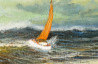 Jonas Kozulas tapytas paveikslas Štormas, Marinistiniai paveikslai , paveikslai internetu