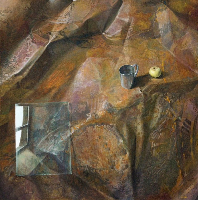 Gintaras Zubrys tapytas paveikslas Langas, Natiurmortai , paveikslai internetu