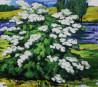 Spring original painting by Albinas Markevičius. Flowers