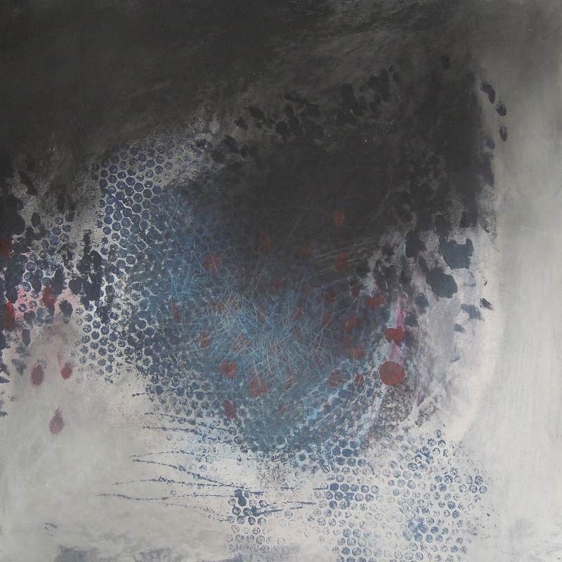 Vaida Varnagienė tapytas paveikslas Mėlynasis pirmadienis 2, Abstrakti tapyba , paveikslai internetu
