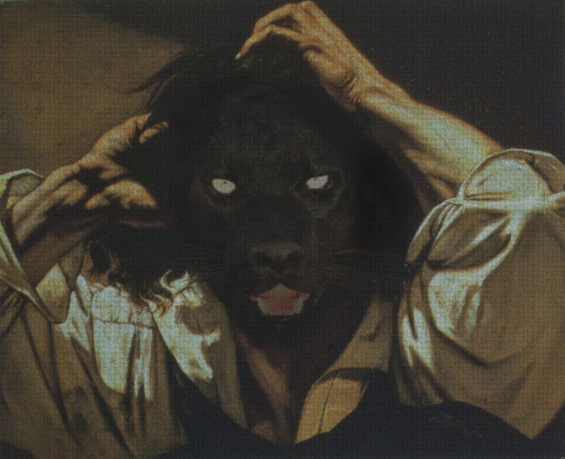 Black Panther original painting by GetArtFactory. Fantastic