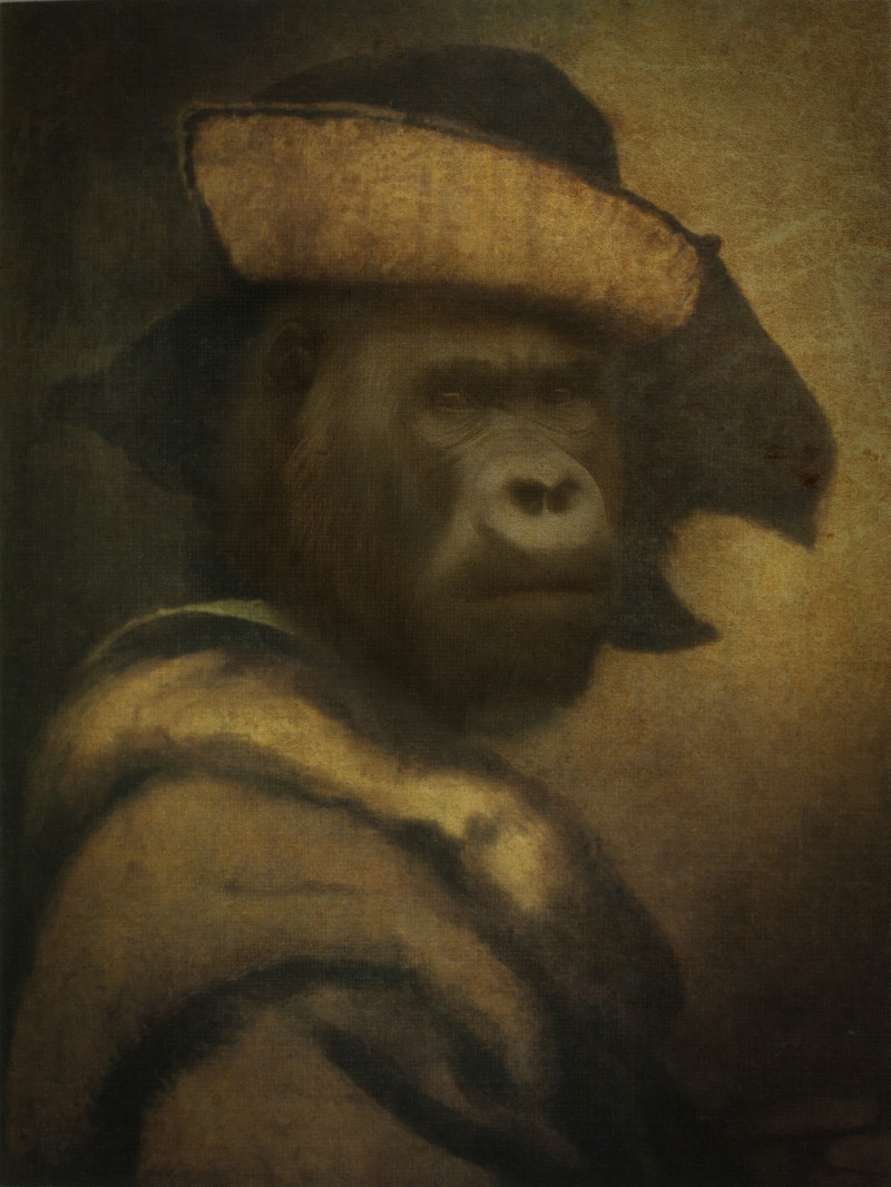 GetArtFactory tapytas paveikslas Plėšikas gorila, Fantastiniai paveikslai , paveikslai internetu