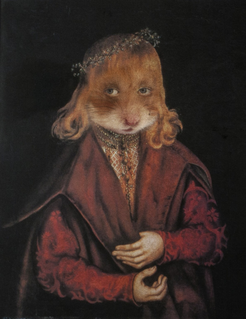 GetArtFactory tapytas paveikslas Ugninis žiurkėnas, Fantastiniai paveikslai , paveikslai internetu