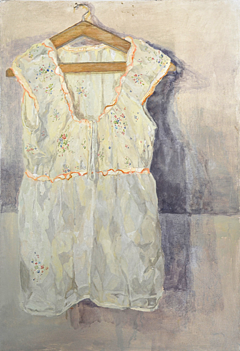 Summer Dress original painting by Dovilė Bagdonaitė. Still-Life