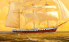 Jonas Kozulas tapytas paveikslas Su palankiu vėju, Marinistiniai paveikslai , paveikslai internetu