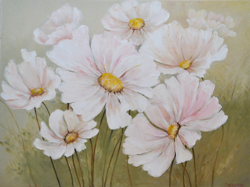 Danutė Virbickienė tapytas paveikslas Gražuolės, Gėlės , paveikslai internetu
