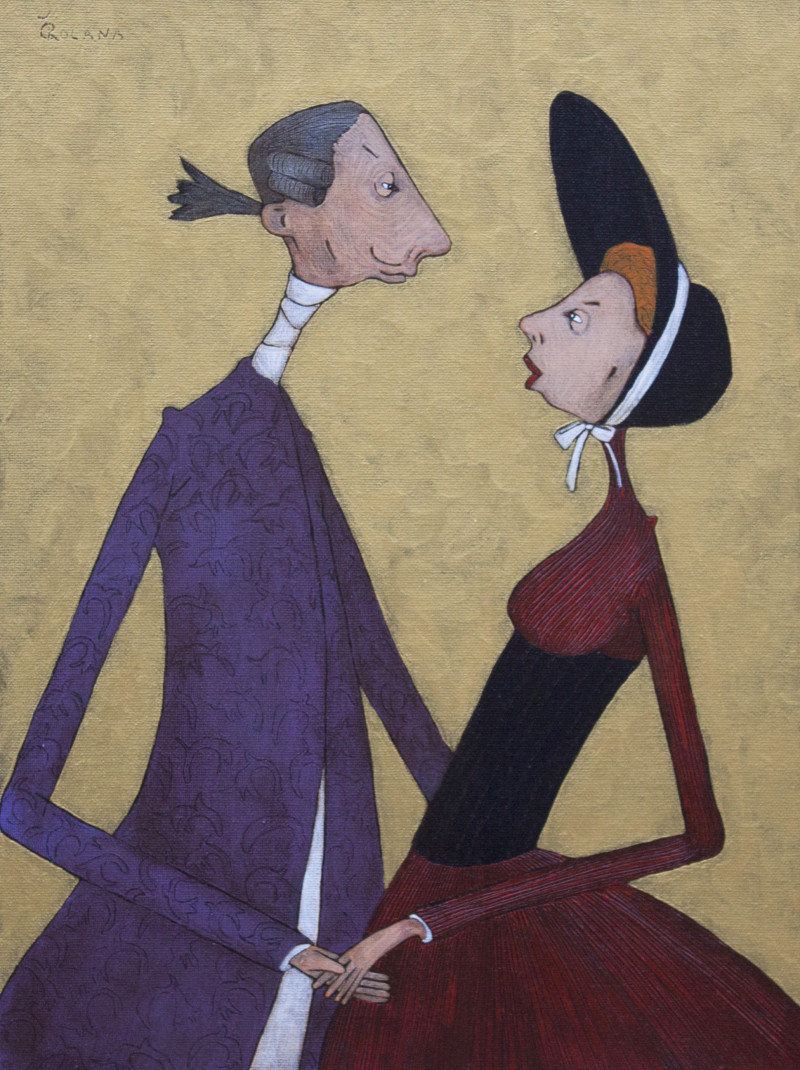 Rolana Čečkauskaitė tapytas paveikslas Tikri jausmai, Tapyba su žmonėmis , paveikslai internetu