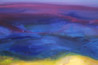 The Sea in Violet original painting by Kristina Čivilytė. Abstract Paintings
