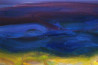 The Sea in Violet original painting by Kristina Čivilytė. Abstract Paintings