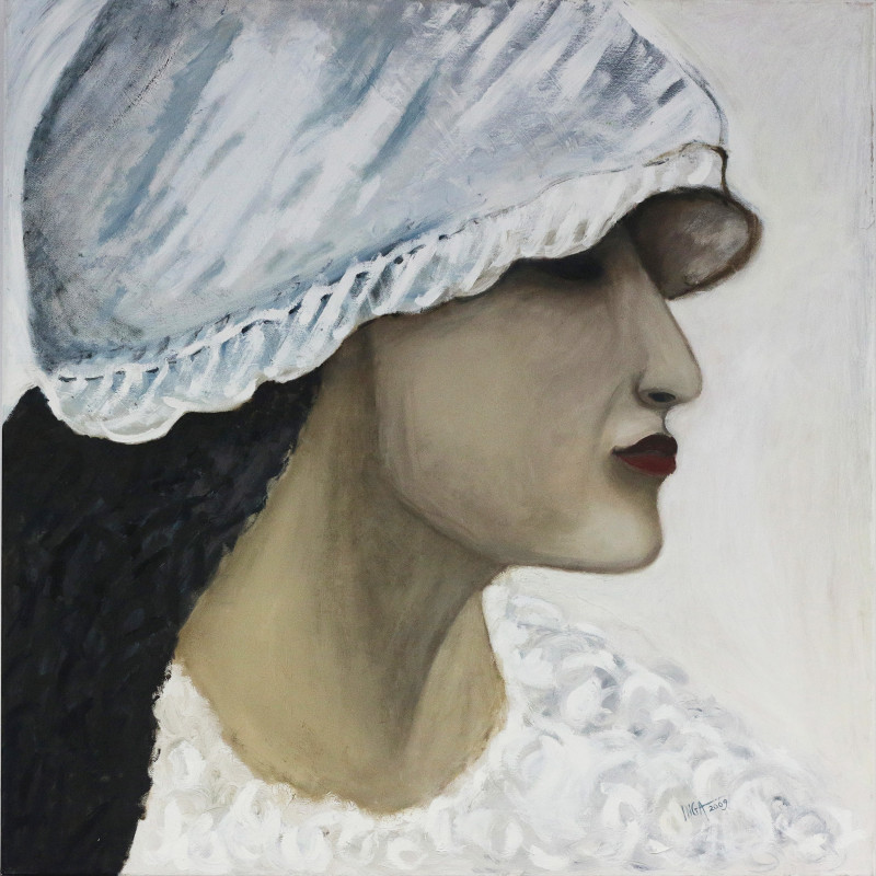Inga Dambrauskienė tapytas paveikslas Baltoji, Tapyba aliejumi , paveikslai internetu