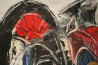 Kristina Čivilytė tapytas paveikslas Žiemos arkos, Abstrakti tapyba , paveikslai internetu