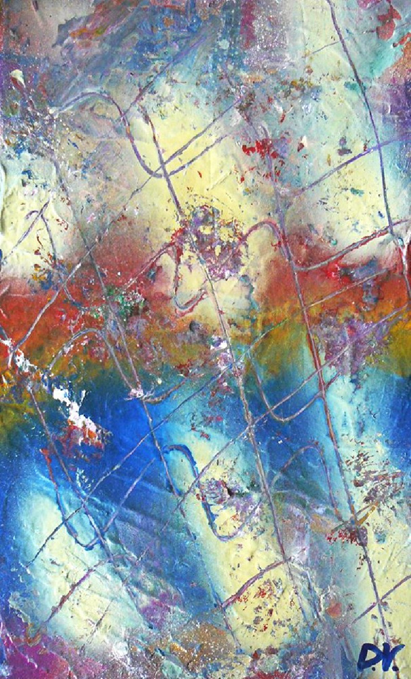 Dalius Virbickas tapytas paveikslas Suderinamumas, Abstrakti tapyba , paveikslai internetu