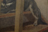 Gintarė Marčiulynaitė-Maskaliūnienė tapytas paveikslas Šuo ant laiptų, Animalistiniai paveikslai , paveikslai internetu