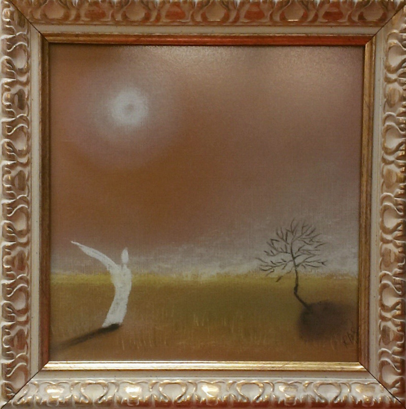 Approach II original painting by Rima Sadauskienė. Pastel