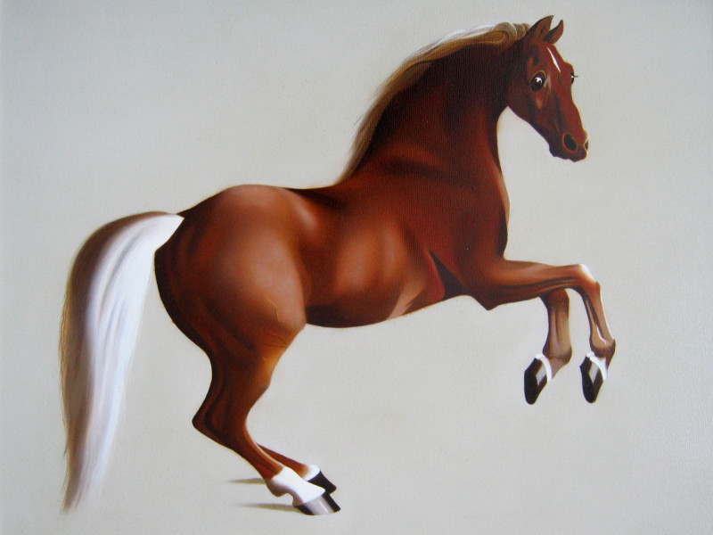 Andrej Cesiulevič tapytas paveikslas Whistlejacket, Animalistiniai paveikslai , paveikslai internetu