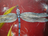 Dragonfly original painting by Viktorija Labinaitė. Animalistic Paintings