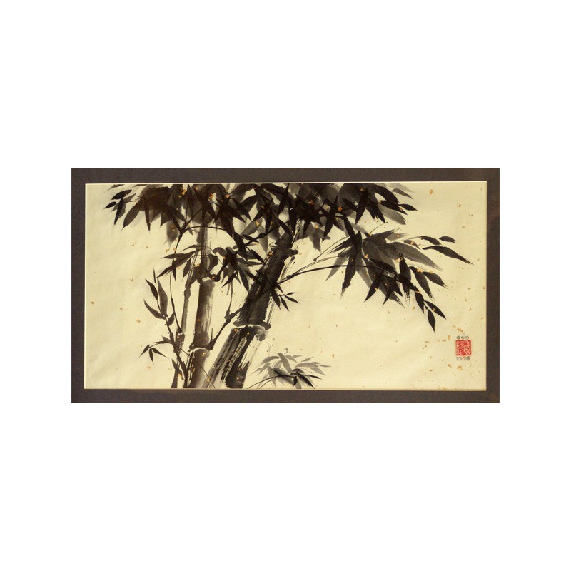 Jūra Vaškevičiūtė tapytas paveikslas Bambukai, Kaligrafija - Rytų tapyba , paveikslai internetu