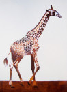 Andrej Cesiulevič tapytas paveikslas Žirafa / parama Ukrainai, Slava Ukraini , paveikslai internetu
