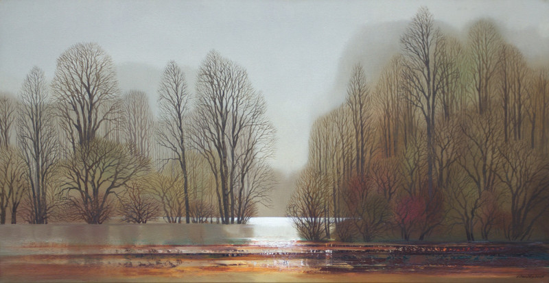 Spring Light original painting by Vidmantas Zarėka. Landscapes