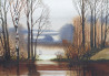Vidmantas Zarėka tapytas paveikslas Laukimas, Akvarelė , paveikslai internetu