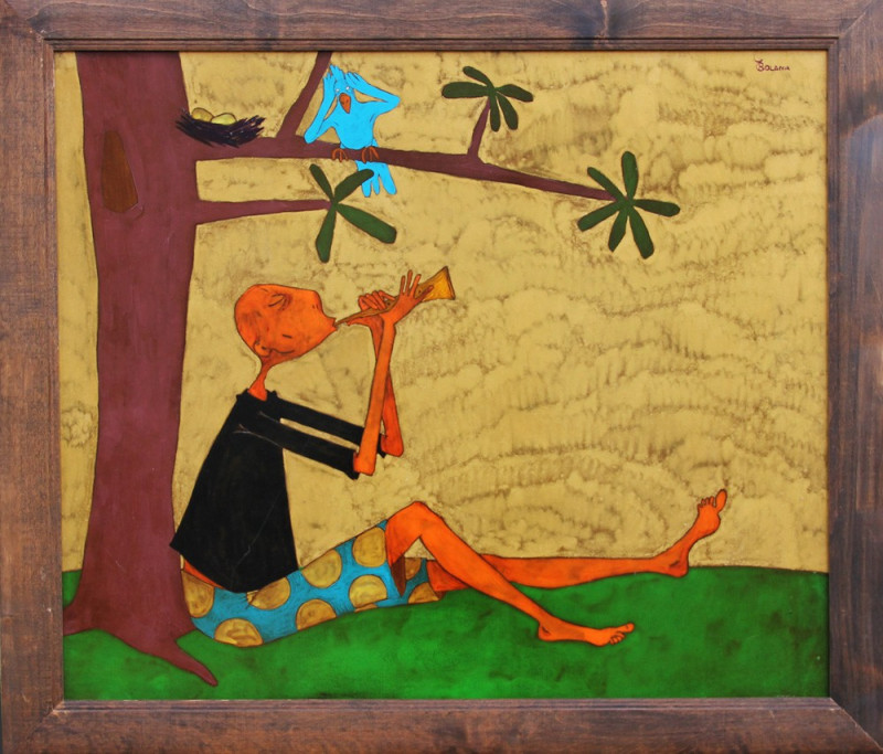 Rolana Čečkauskaitė tapytas paveikslas Iš meilės muzikai, Fantastiniai paveikslai , paveikslai internetu