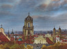 Vidmantas Zarėka tapytas paveikslas Vilnius, Akvarelė , paveikslai internetu
