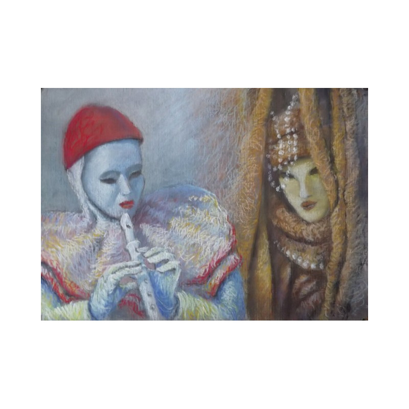 Linas Bražukas tapytas paveikslas Vilionė, Pastelė , paveikslai internetu