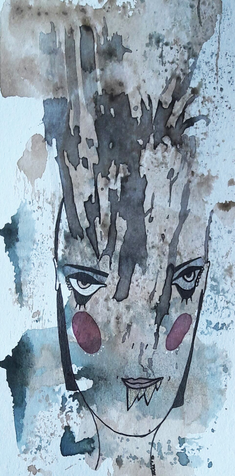 Ainė Jacytė tapytas paveikslas Skraidančios būsenėlės II, Portretai , paveikslai internetu