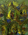 Kristina Čivilytė tapytas paveikslas Smaragdinės arkos, Abstrakti tapyba , paveikslai internetu