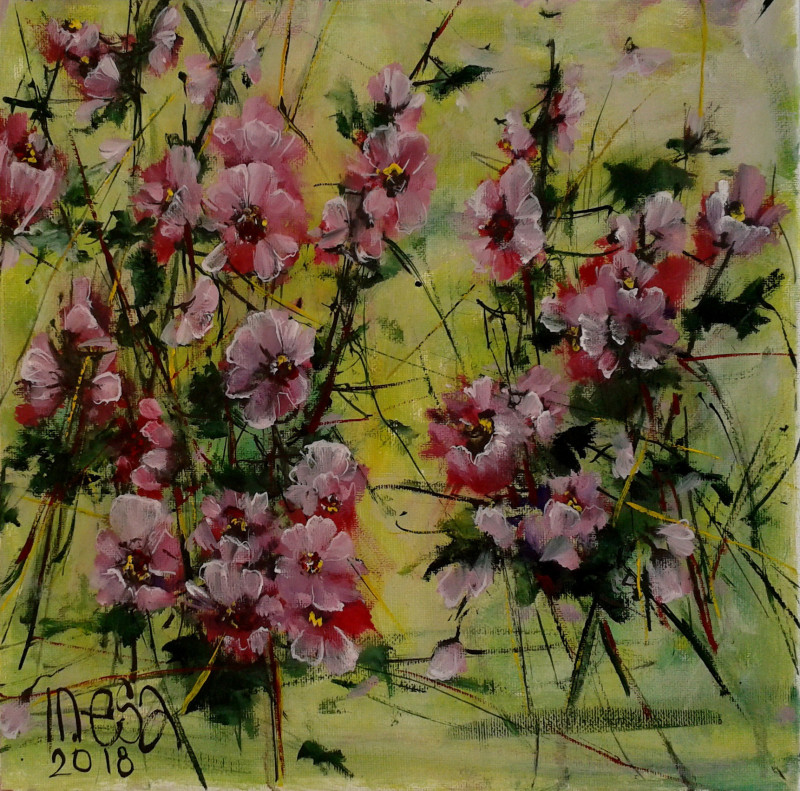 Inesa Škeliova tapytas paveikslas Miniatiūra 3, Gėlės , paveikslai internetu