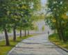 Rimantas Virbickas tapytas paveikslas Saulėta gatvelė, Svetainei , paveikslai internetu