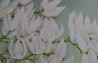 Flowering Magnolia original painting by Danutė Virbickienė. 250 EUR or less