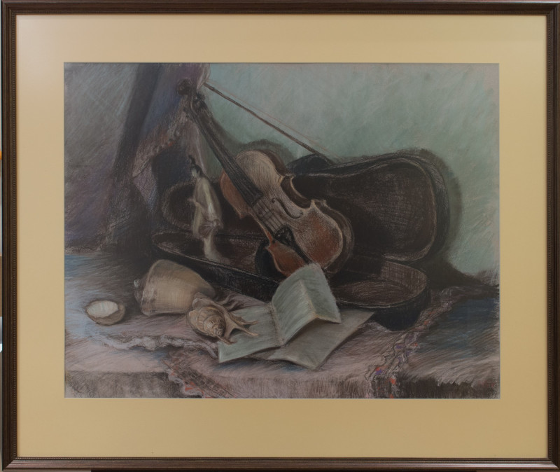 Viltė Gridasova tapytas paveikslas Tyla I, Natiurmortai , paveikslai internetu