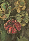 Peonies original painting by Viltė Gridasova. Flowers