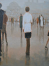 Rimantas Virbickas tapytas paveikslas Savaitgalis mieste, Tapyba su žmonėmis , paveikslai internetu