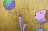 Rolana Čečkauskaitė tapytas paveikslas Žaidimas I, Ramybe dvelkiantys , paveikslai internetu