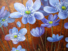 Viktorija Labinaitė tapytas paveikslas Žibuoklės II, Gėlės , paveikslai internetu