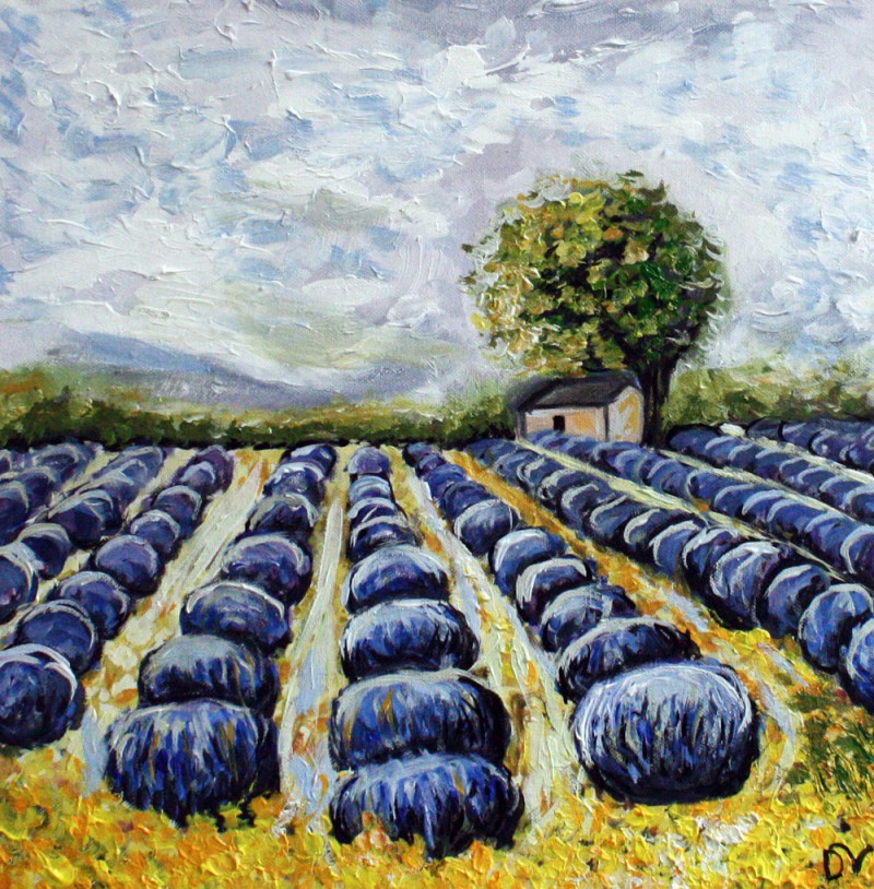 Dalius Virbickas tapytas paveikslas Laukas, Tapyba akrilu , paveikslai internetu