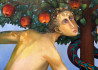 Adam And Eve original painting by Arnoldas Švenčionis. Freed Fantasy