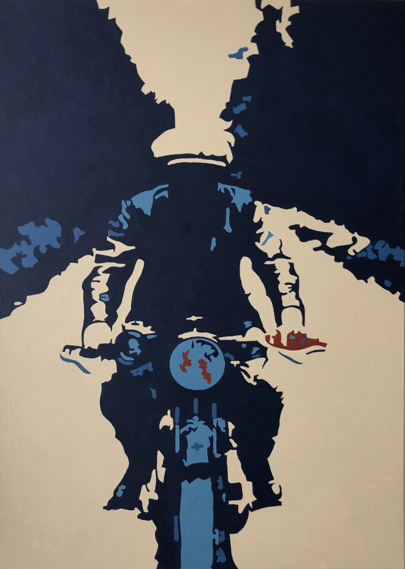 Rimas Bružas tapytas paveikslas Ride, Tapyba akrilu , paveikslai internetu