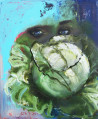 Cabbage Which Thought It Is A Flower II original painting by Rasa Staskonytė. Freed Fantasy