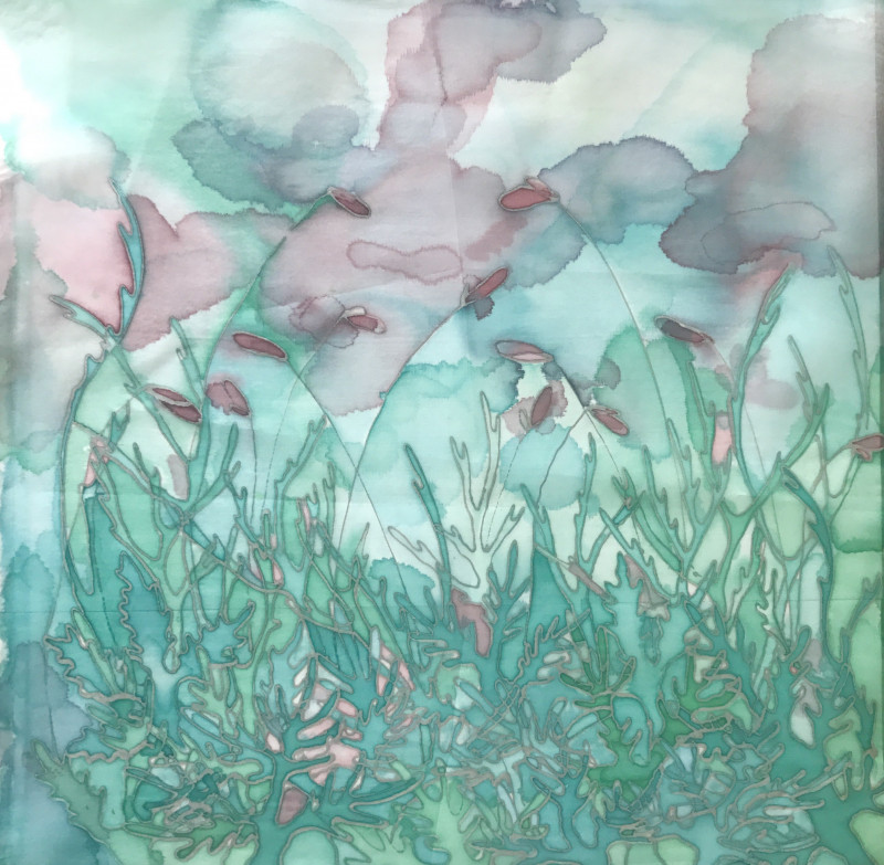 Gabrielė Prišmantaitė tapytas paveikslas Pelkių augalai, Kita technika , paveikslai internetu