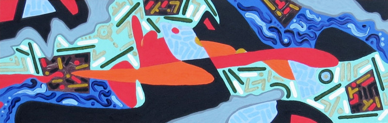 Rimantas Šlipavičius tapytas paveikslas Abstrakcija, Abstrakti tapyba , paveikslai internetu