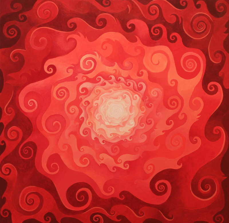 Spiral I original painting by Asta Keraitienė. Expression