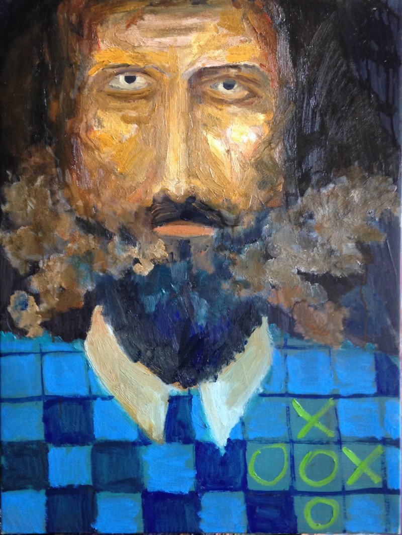 Andrius Makarevičius tapytas paveikslas Barzdyla 4, Meno kolekcionieriams , paveikslai internetu