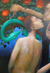 Arnoldas Švenčionis tapytas paveikslas Adomas ir Ieva, Aktas , paveikslai internetu